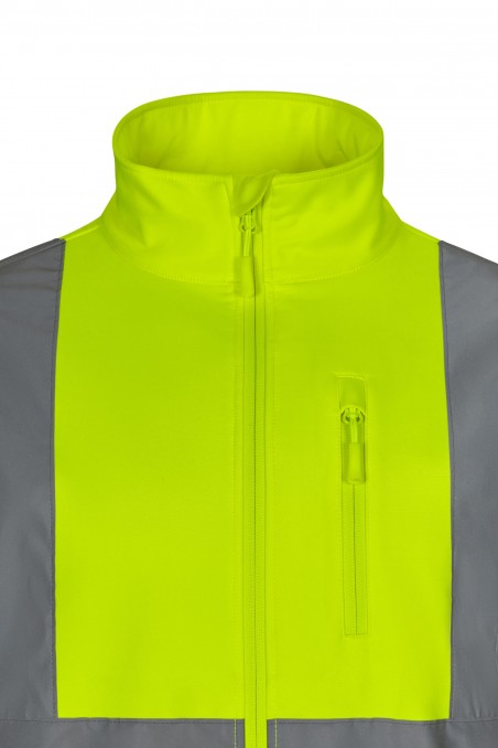 Giacca soft shell Giallo fluo