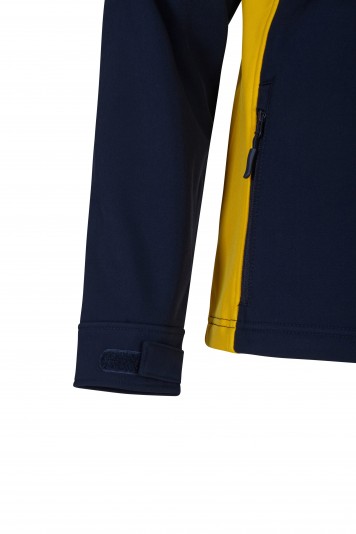 Soft shell Blu Navy/Giallo