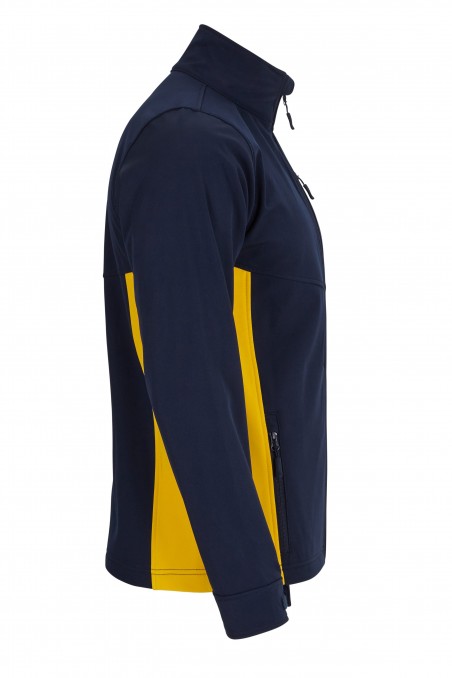 Soft shell Blu Navy/Giallo