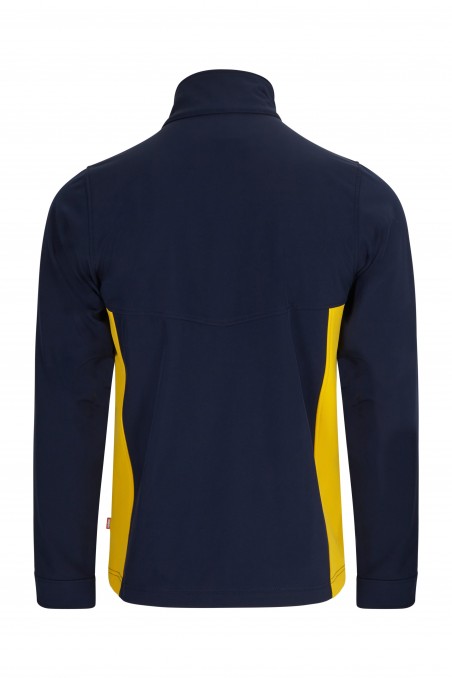 Soft shell Blu Navy/Giallo