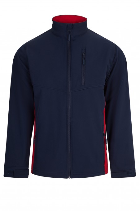 Soft shell Blu Navy/Rosso