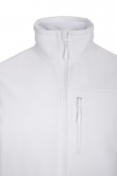 Gilet Di Pile Bianco